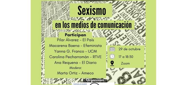 Webinar sexismo en los medios de comunicación